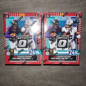 Bundle Of 2 2025 Panini Donruss Optic Football Blaster Box New Sealed Downtowns